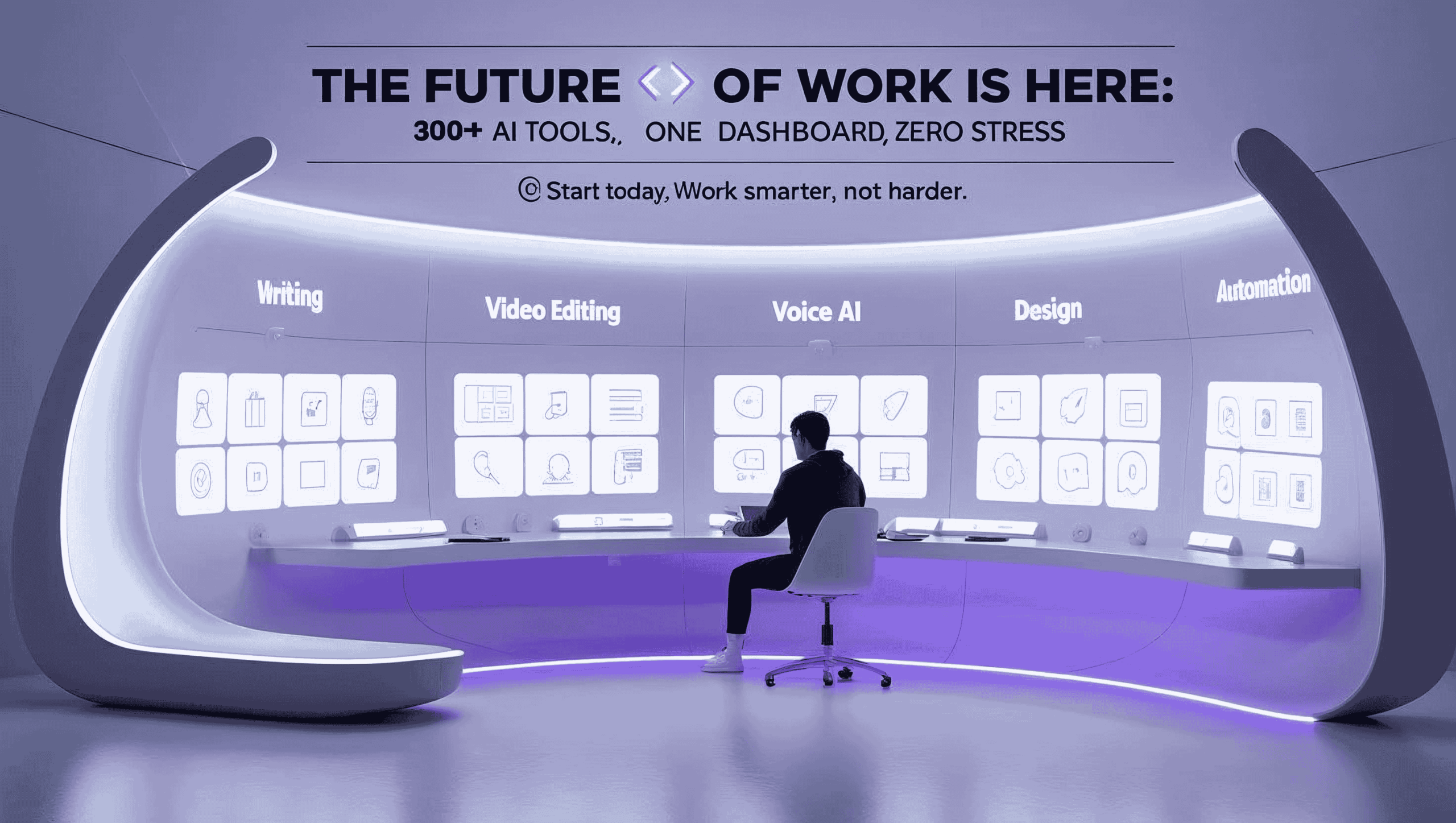 The Future of Work Is Here: 300+ AI Tools, One Dashboard, Zero Stress
